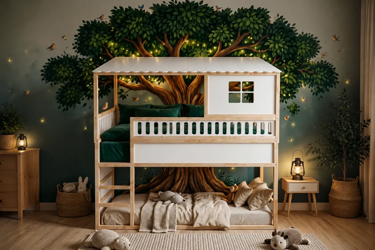 Baumhaus im Kinderzimmer