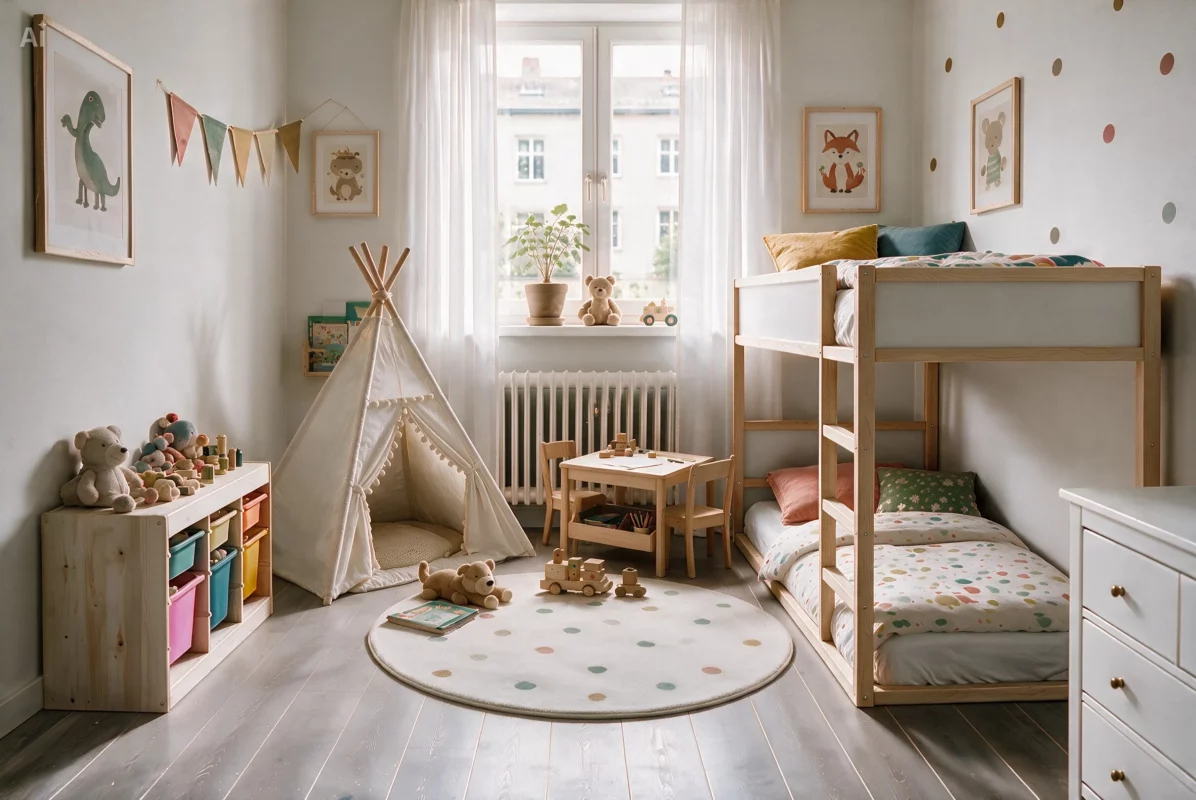 Geschwisterzimmer einrichten Zwei Kinder, ein Zimmer – und trotzdem genug